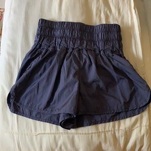 Free People Way Home Shorts in Dark Navy